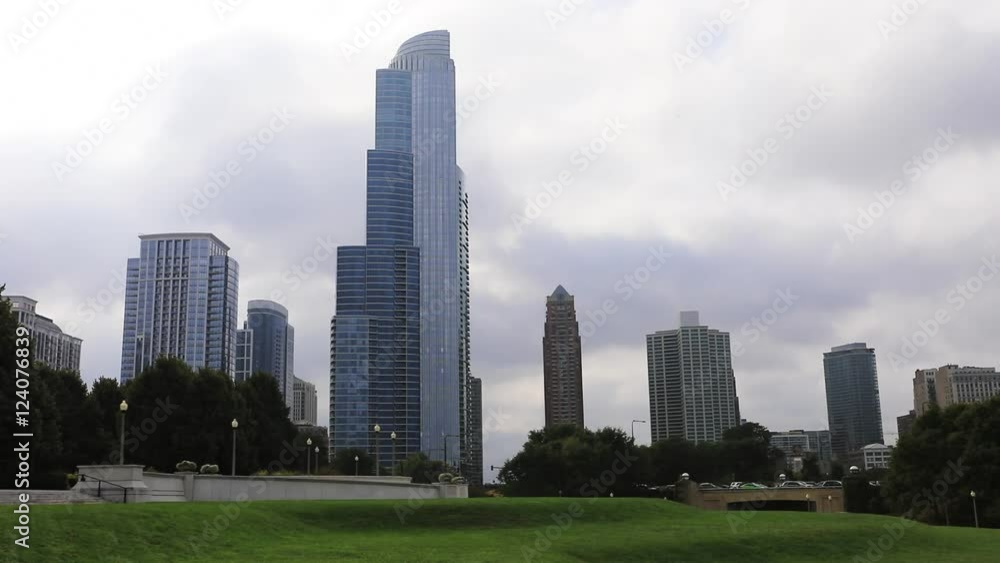 A View of the Chicago skyline A View of the Chicago skyline