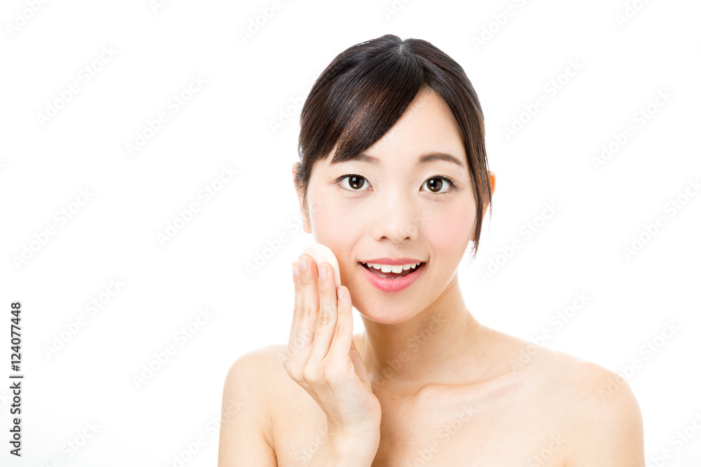 attractive asian woman beauty image on white background attractive asian woman beauty image on white background