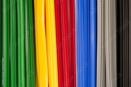Colorful rubber wiper