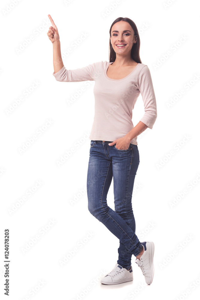 Beautiful young woman