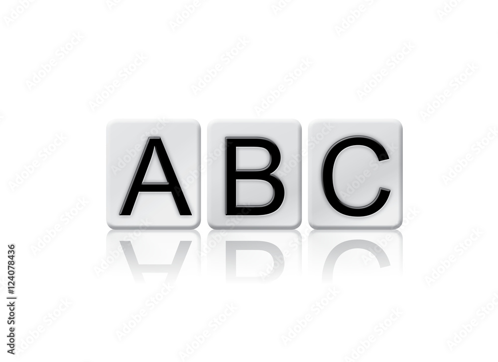 ABC Isolated Tiled Letters Concept and Theme ABC Isolated Tiled Letters Concept and Theme