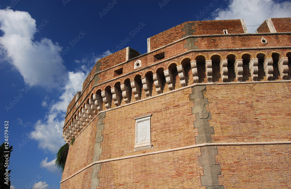 Castel Sant'Angelo renaissance bastion, a sample of early modern fortification style