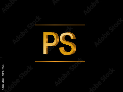 PS Initial Logo for your startup venture