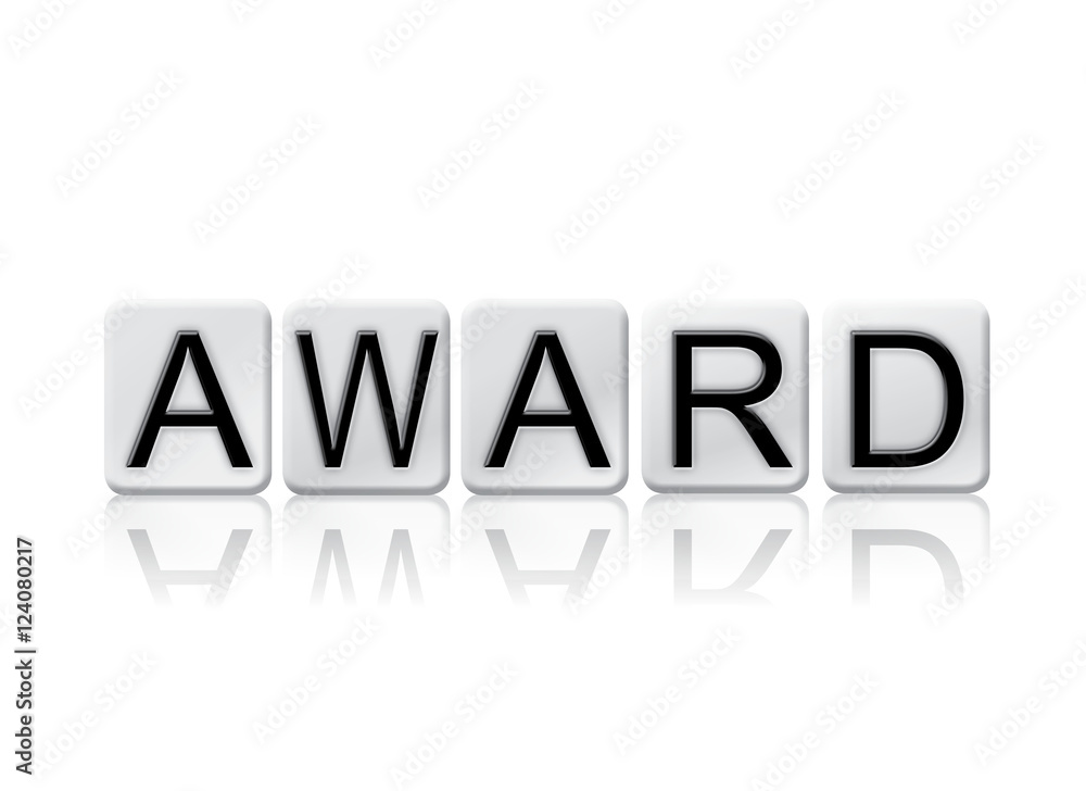 Award Isolated Tiled Letters Concept and Theme Award Isolated Tiled Letters Concept and Theme
