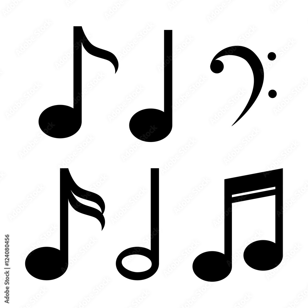 set note music icon design vector illustration eps 10 set note music icon design vector illustration eps 10