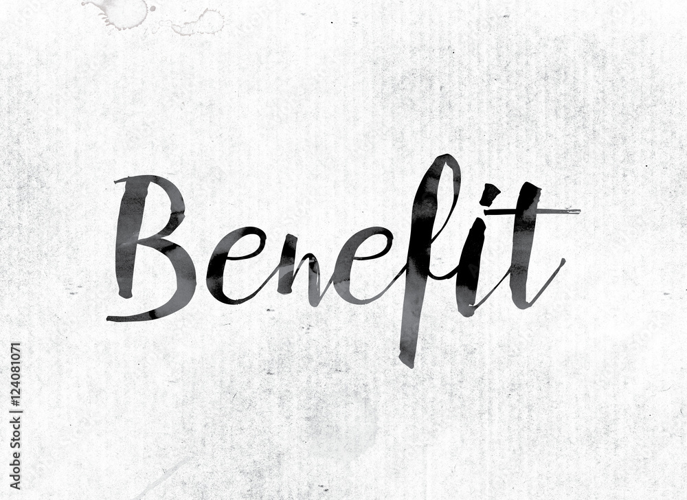 Benefit Concept Painted in Ink Benefit Concept Painted in Ink