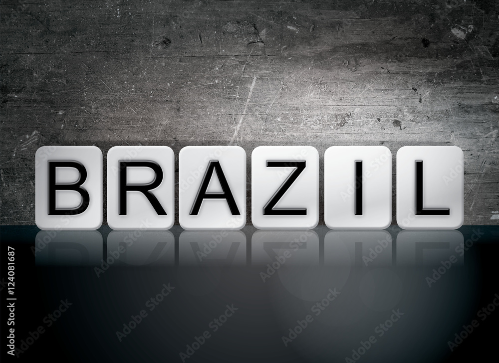 Brazil Tiled Letters Concept and Theme Brazil Tiled Letters Concept and Theme