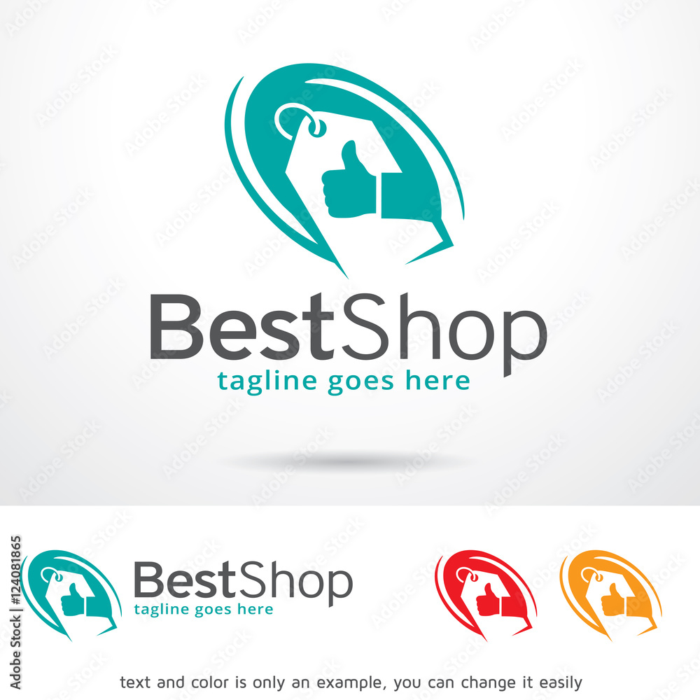 Best Shop Logo Template Design Vector Best Shop Logo Template Design Vector