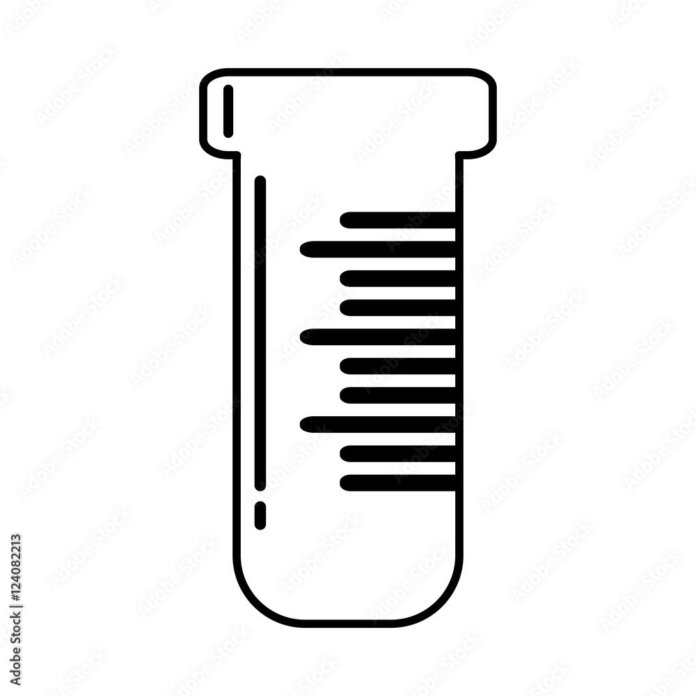 tube test medical isolated icon vector illustration design tube test medical isolated icon vector illustration design