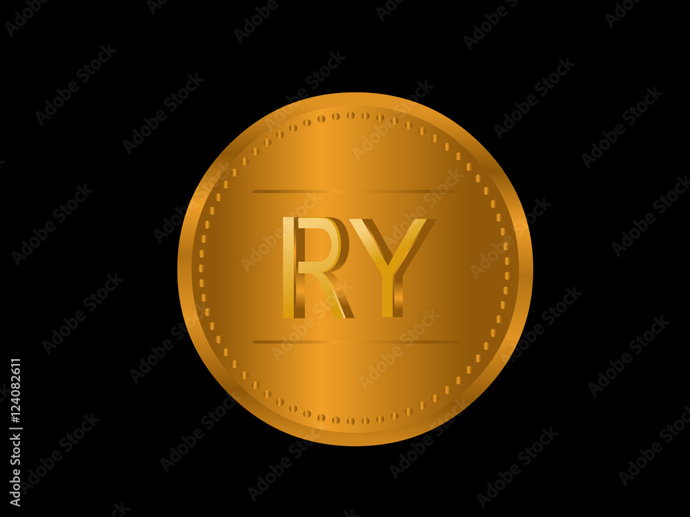 RY Initial Logo for your startup venture RY Initial Logo for your startup venture