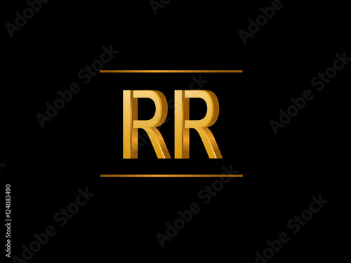 RR Initial Logo for your startup venture