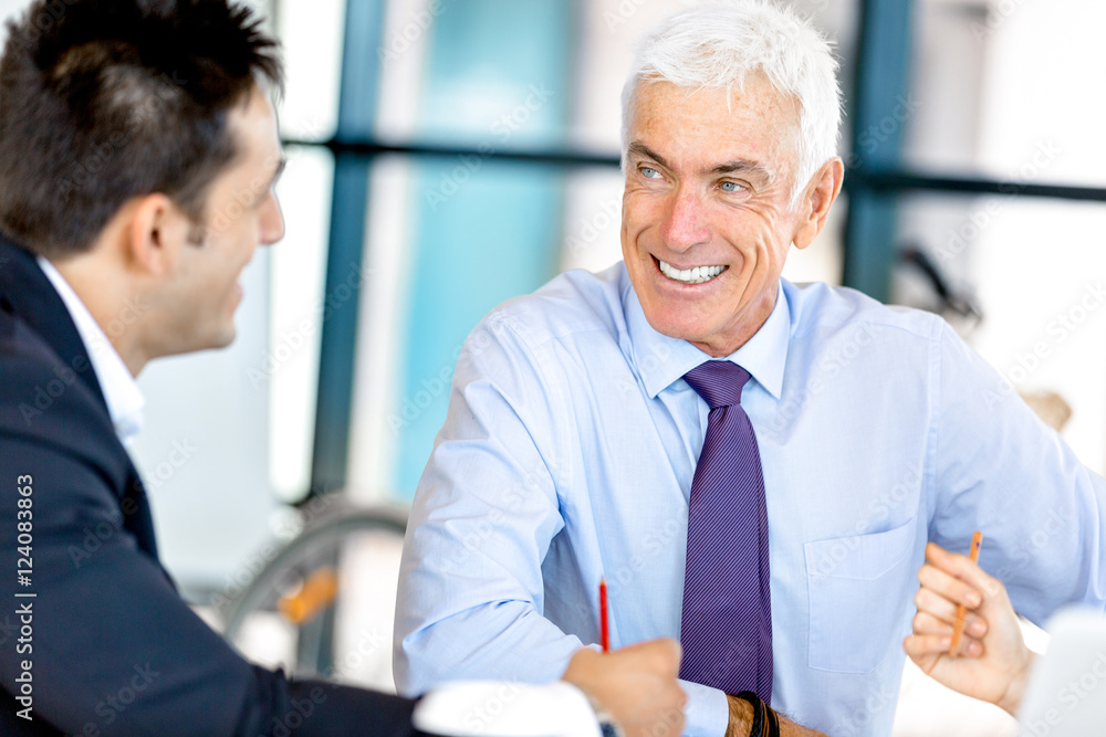 Businesspeople having meeting Businesspeople having meeting