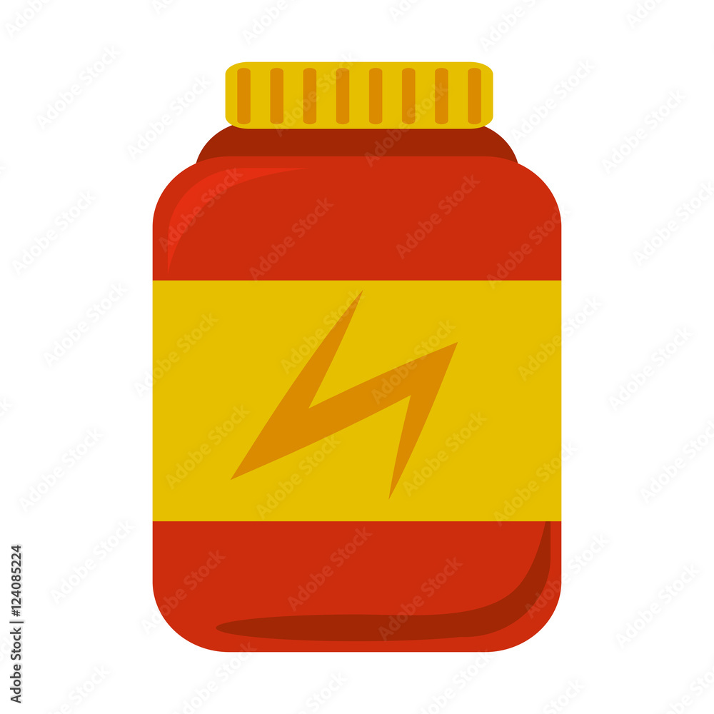 bottle proteins product isolated icon vector illustration design bottle proteins product isolated icon vector illustration design