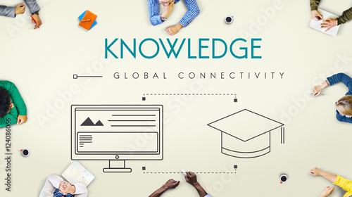 Knowledge Global Connectivity Education Graphic Concept