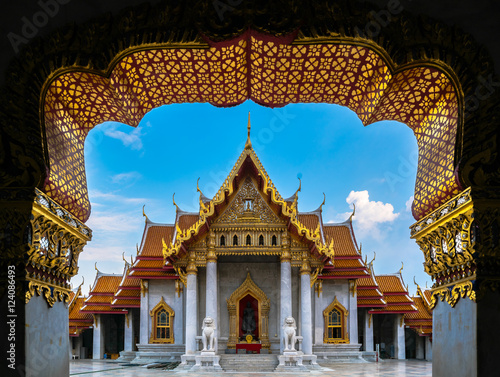 Wat Benchamabophit or Wat Ben in short is a marble temple in Bangkok


