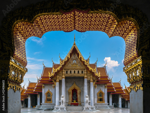 Wat Benchamabophit or Wat Ben in short is a marble temple in Bangkok

 photo