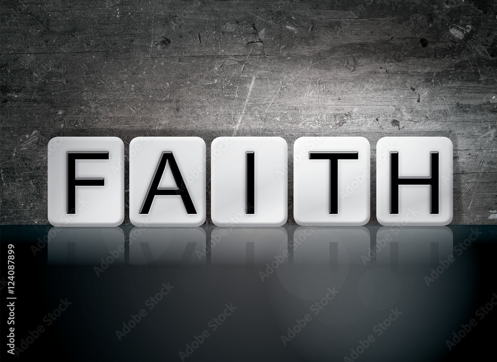 Faith Tiled Letters Concept and Theme