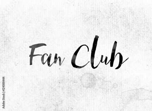 Foto Fan Club Concept Painted in Ink