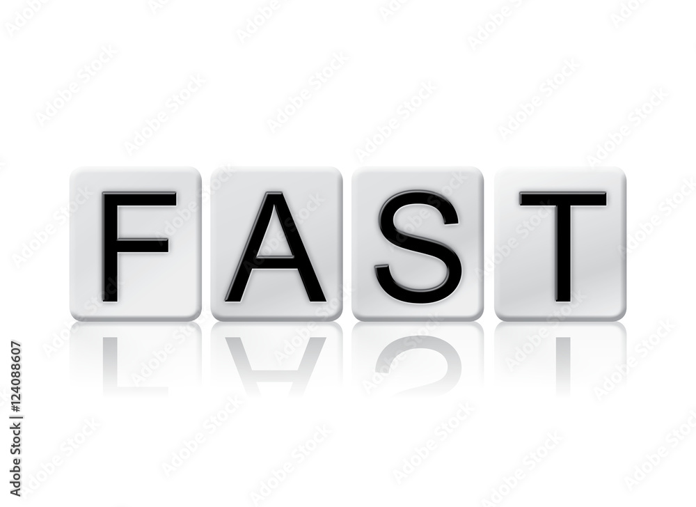 Fast Isolated Tiled Letters Concept and Theme Fast Isolated Tiled Letters Concept and Theme