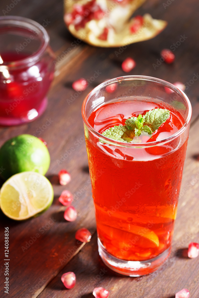 Rose And Pomegranate Cocktail Rose And Pomegranate Cocktail