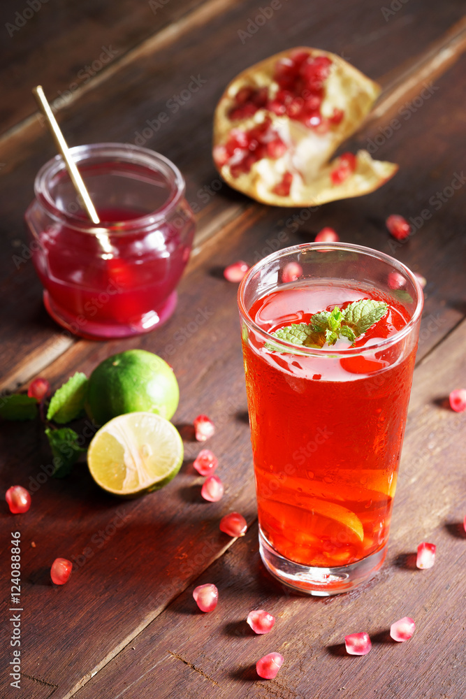 Rose And Pomegranate Cocktail Rose And Pomegranate Cocktail