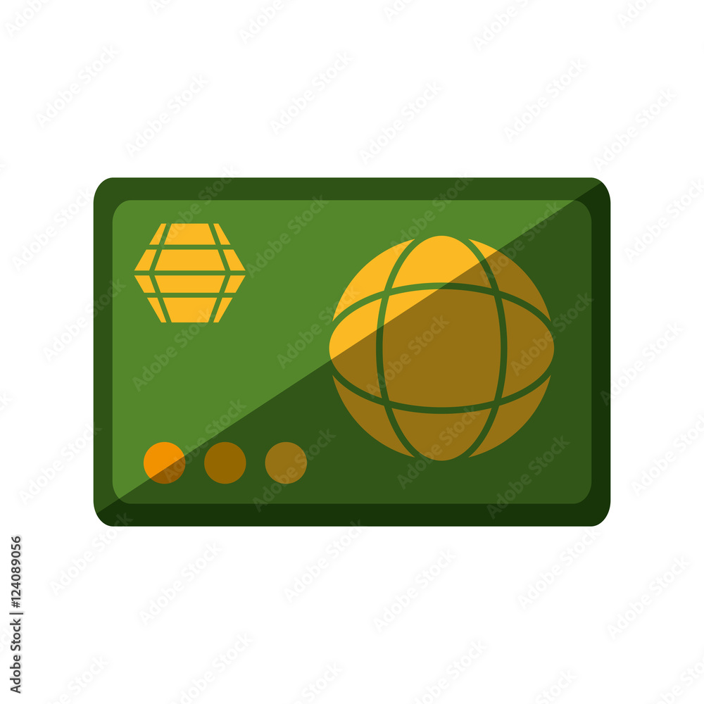 credit card money isolated icon vector illustration design
