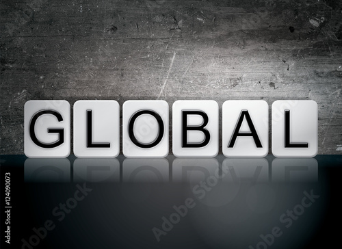 Global Tiled Letters Concept and Theme