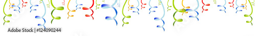 Luftschlangen Band Banner Luftschlange