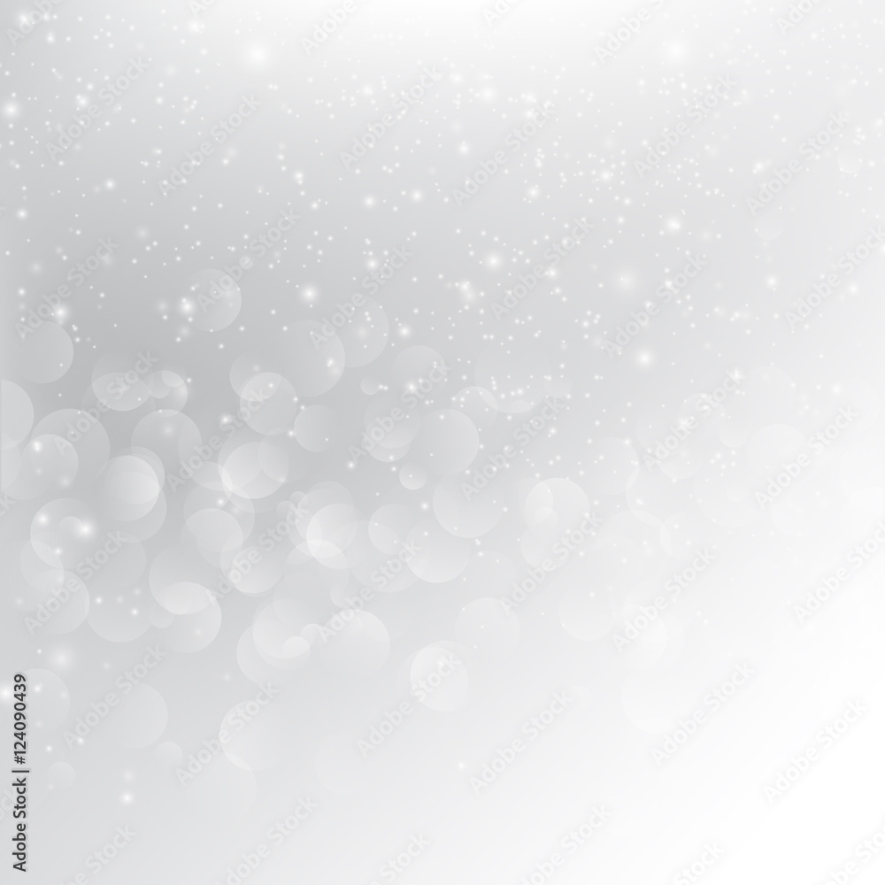 Snow fall with bokeh abstract grey background vector illustratio Snow fall with bokeh abstract grey background vector illustratio