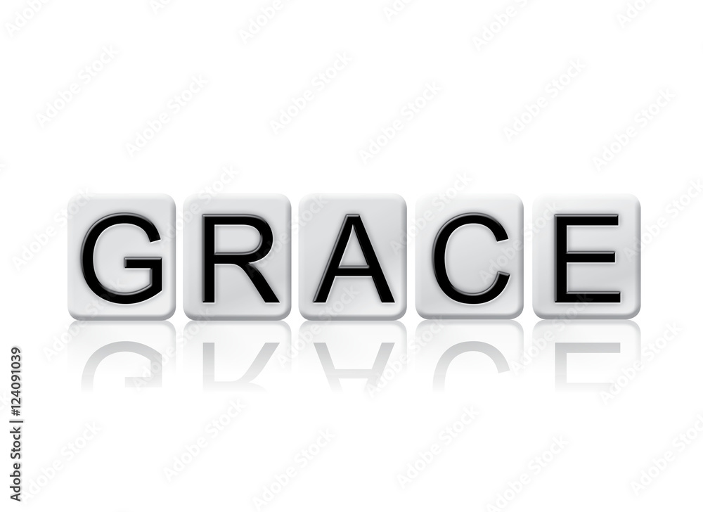 Grace Isolated Tiled Letters Concept and Theme Grace Isolated Tiled Letters Concept and Theme