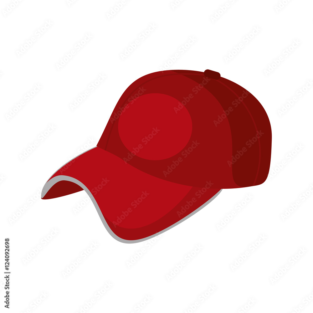 baseball cap uniform isolated icon vector illustration design