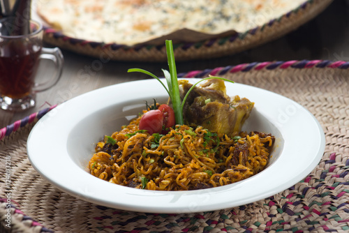 Kabsa fried noodle, arab food