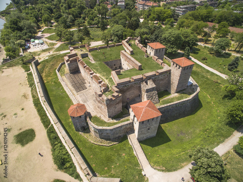 Aerial view of Baba Vida fortress, Vidin, Bulgaria photo