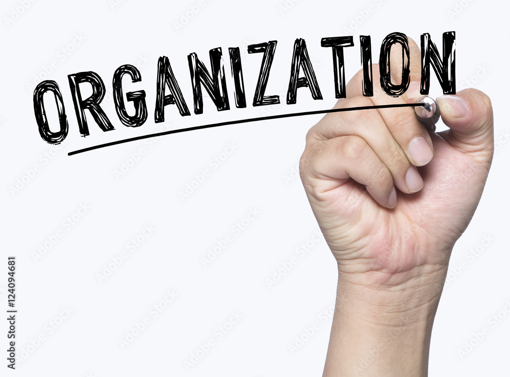 organization written by hand organization written by hand