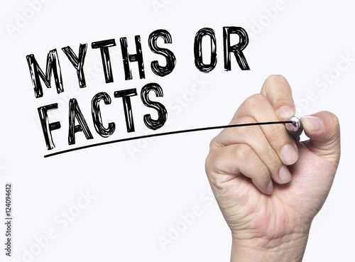myth fact written by hand