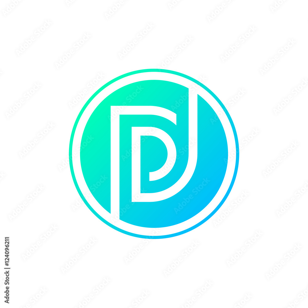 Letter D logo,Circle shape symbol,Digital,Technology,Media Letter D logo,Circle shape symbol,Digital,Technology,Media
