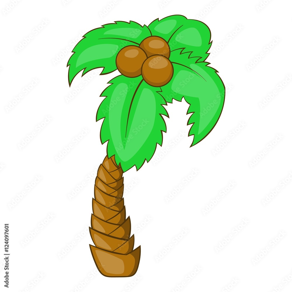 Palm icon. Cartoon illustration of palm vector icon for web Palm icon. Cartoon illustration of palm vector icon for web