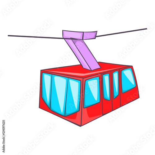 Istanbul tram icon. Cartoon illustration of tram vector icon for web design