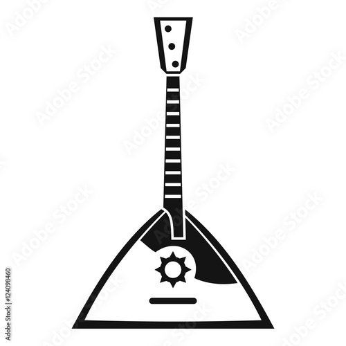 Balalaika icon. Simple illustration of balalaika vector icon for web