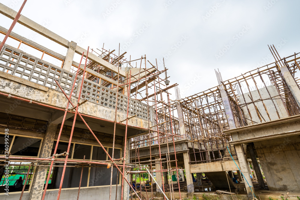 Building construction site