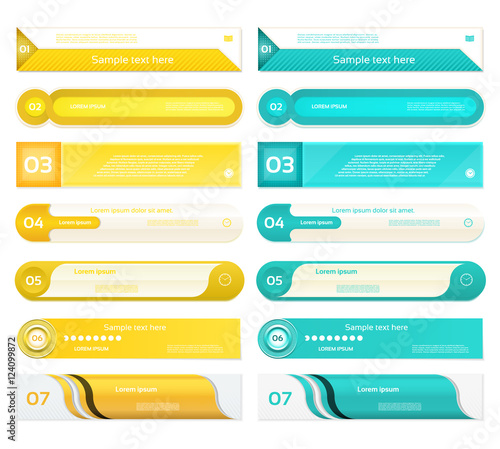 Modern infographics options banner. Vector illustration. can be used for workflow layout, diagram, number options, web design, prints.