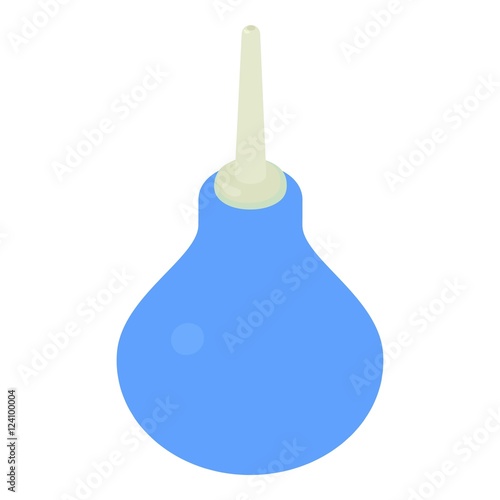 Enema icon. Isometric 3d illustration of enema vector icon for web