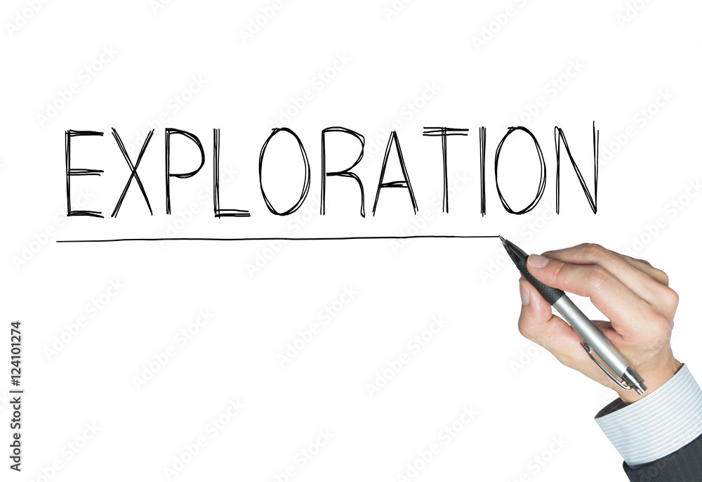 exploration written by hand exploration written by hand