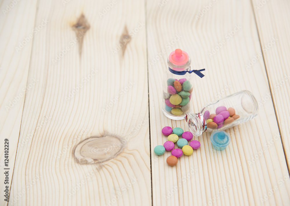 candy in a glass bottle candy in a glass bottle