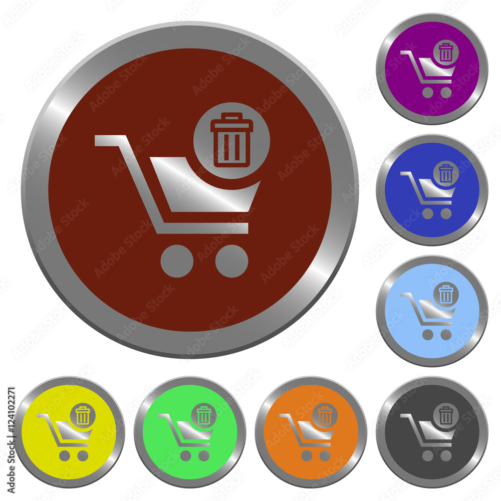 Color delete from cart buttons Color delete from cart buttons