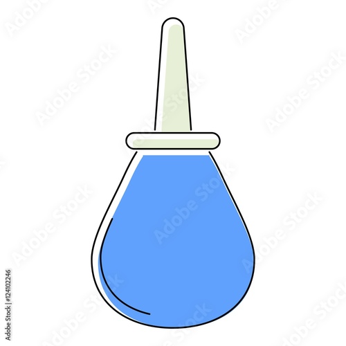 Enema icon. Flat illustration of enema vector icon for web isolated on white background