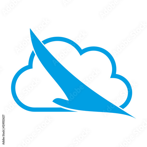 Vogel und Wolke, Phoenix, Vogel im Flug, Logo
