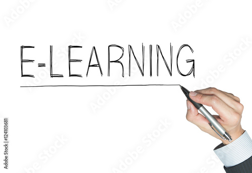 e-learning written by hand