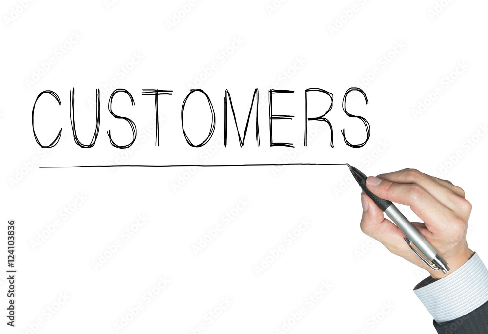 customers written by hand customers written by hand
