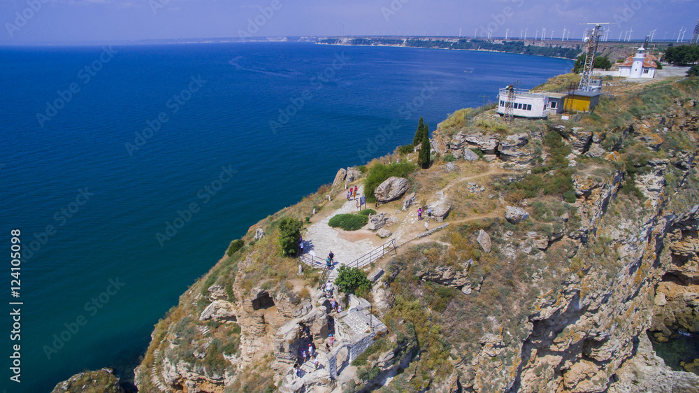 Aerial view of cape Kaliakra, Bulgaria